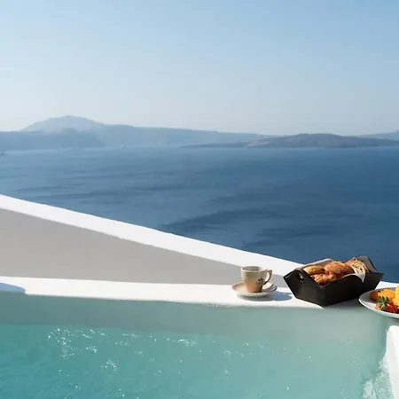 Magnificent Santorini Luxury With Sea View And Hot 伊亚