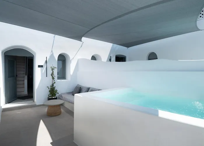 Magnificent Santorini Luxury With Sea View And Hot ヴィラ