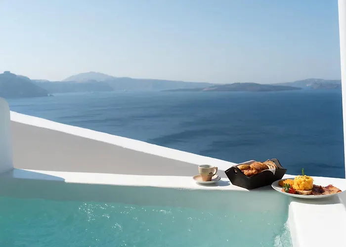 Magnificent Santorini Luxury With Sea View And Hot イア